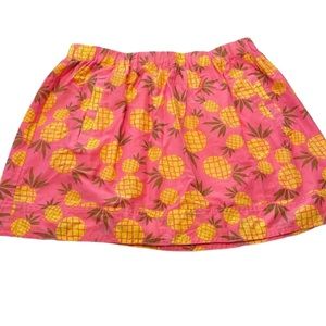 J Crew Pineapple Mini Skirt Size XS